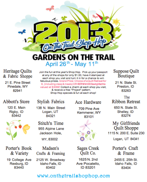 shop hop 2013 poster